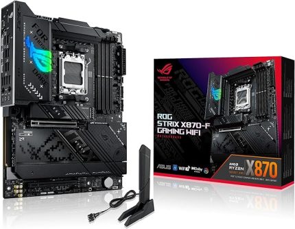 ROG STRIX X870-F GAMING WIFI AMD X870 Soket AM5 DDR5 8000+(OC) MHz ATX Gaming (Oyuncu) Anakart