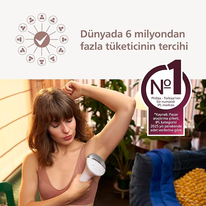 Lumea 8000 Serisi BRI940/00 IPL Tüy Alma, Vücut için 1 Başlık, Çanta - Görsel 2