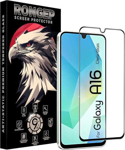 Samsung Galaxy A16 için Ekran Koruyucu 9H Sertlikte Anti-Static Temperli Cam A 16 Koruma Görüntü Kalitesini ve Dokunmatiği Etkilemeyen Çizilme ve Darbelere Karşı Samsung A16 Ekran Koruyucu