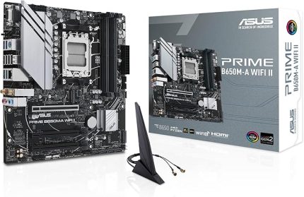 Prime B650M-A WIFI II AMD B650 Soket AM5 DDR5 6400(OC) MHz mATX Gaming (Oyuncu) Anakart