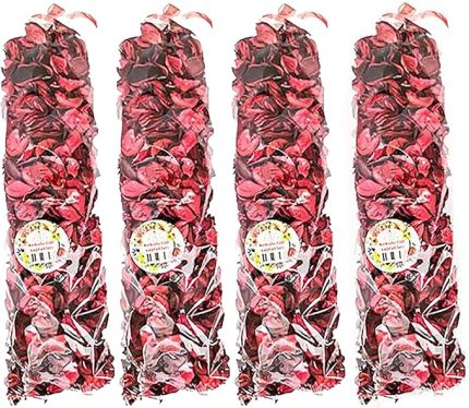 Kuru Gül Yaprağı, Doğal Süsleme Malzemesi, Kırmızı (4)