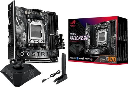 ROG STRIX X870-I GAMING WIFI AMD X870 Soket AM5 DDR5 8600+(OC) MHz Mini ITX Gaming (Oyuncu) Anakart