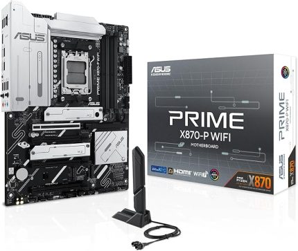 PRIME X870-P WIFI AMD X870 Soket AM5 DDR5 8000+(OC) MHz ATX Gaming (Oyuncu) Anakart
