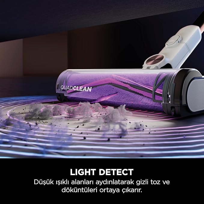 Detect Clean&Empty Auto-Empty Sistemli Turbo Başlıklı Şarjlı Dikey Süpürge 2L IW3612EUT - Görsel 5