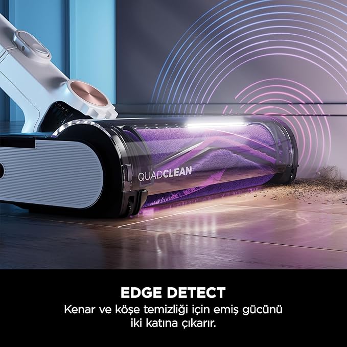 Detect Clean&Empty Auto-Empty Sistemli Turbo Başlıklı Şarjlı Dikey Süpürge 2L IW3612EUT - Görsel 3