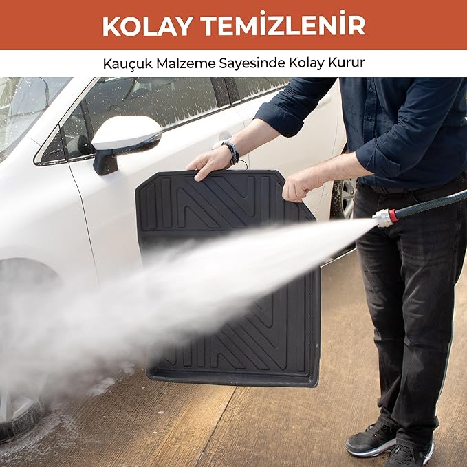 Kaymaz Taban Havuzlu Araç Paspası | Opel ile Uyumlu Astra H Hatchback (2004-2009) - Görsel 5