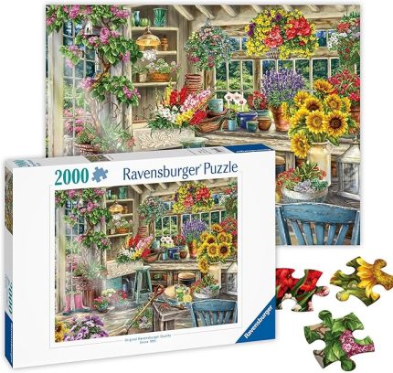 Puzzle 2000 Parça Bahçıvanın Cenneti Renkli 1+