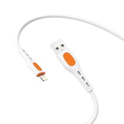 Simple is Beauty Hızlı Şarj Kablosu NB280, 3A Max, PVC, 1 Metre Uzunluk, Veri Transfer Kablosu, Dayanıklı Tasarım (USB-A Lightning)