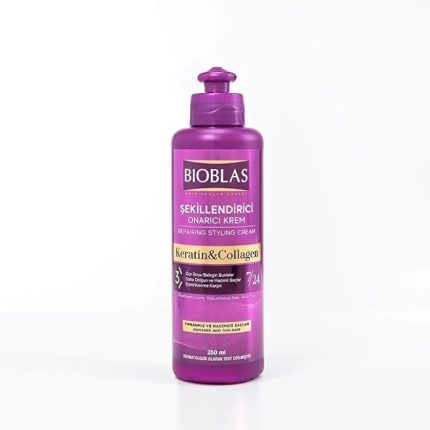 Keratin Kolajen Sıvı Saç Kremi 200 Ml - Onarıcı, Dolgunlaştırıcı, Kolay Tarama