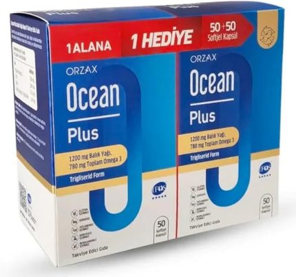 Plus 1200 Mg Omega3 Balık Yağı 100 Kapsül