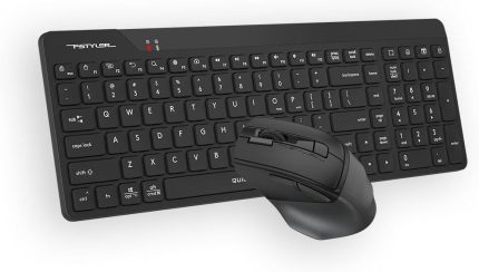 TECH FG2400 Air2 Mini Q-Türkçe FN-Multimedya Klavye + Optik Mouse Sessiz 2.4Ghz Kablosuz Klavye Mouse Set