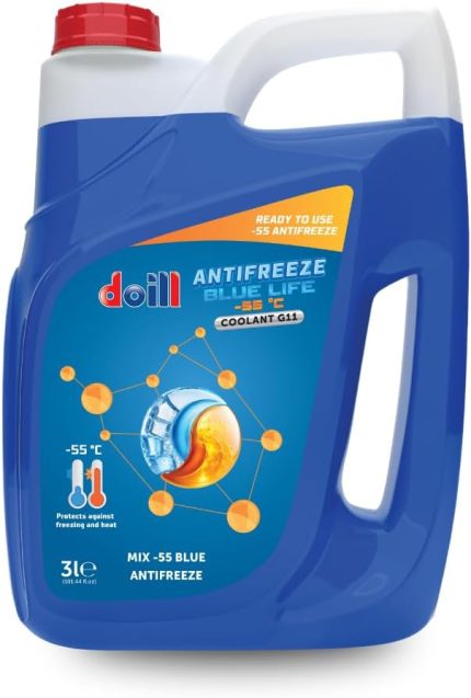 Derece Hazır Karışım 3 Litre Mavi Antifriz - G11 (Üretim Yılı: 2026)