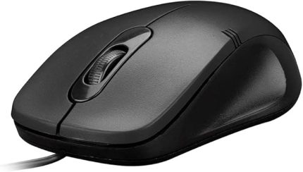 SM-258 Usb Siyah 1200dpi Optik Kablolu Mouse