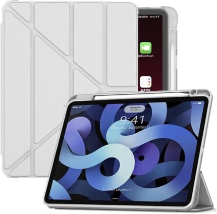 Pro 11inç M4/M5 ile uyumlu Kılıf Kalem Şarj Bölmeli Case 2024/2025 Gri