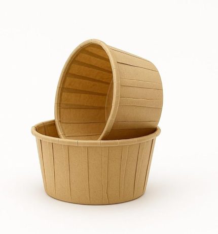 Kraft Cupcake Kalıbı, Muffin Kek Kalıbı, Kek Kapsülü, Airfryer Uyumlu