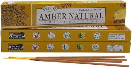 Masala Agarbatti || Pure & Natural Incense Tütsü Çubukları || (Amber Natural (Doğal Amber))