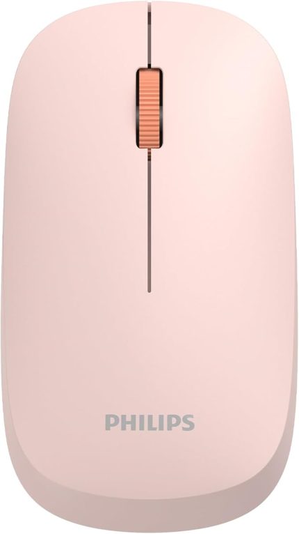 SPK7438 Kablosuz Bluetooth 1600DPI 4 Tuşlu Optik Sessiz Mouse Pembe