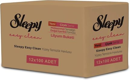 Easy Clean Lilyum Buketi Yüzey Temizlik Havlusu Mendili 12x100 (1200 Yaprak)