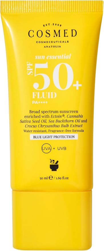 Tüm Cilt Tipleri İçin Suya Dayanıklı SPF50+ Güneş Kremi - Fluid SPF50+ - 50 ml