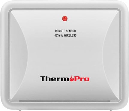 TPR60 TP60S ve TP65 Modelleri İçin Su Geçirmez Dış Mekan Sıcaklık ve Nem Sensörü (Tek Başına Kullanılamaz - Yedek/Ek Sensör)