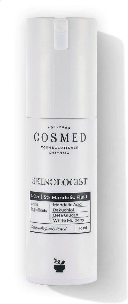 Mandelik Asit, Bakuchiol İçeren Krem Jel - 5% Mandelic Fluid - 30 ml