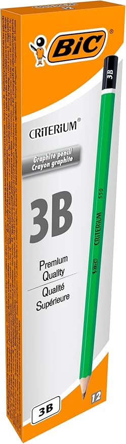 Criterium 550 HB altıgen kurşun kalem 12er-Packung Siyah