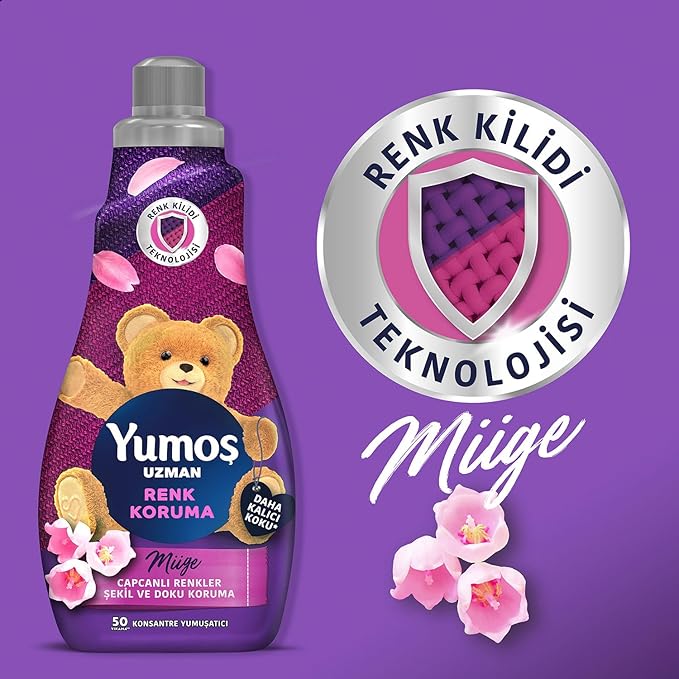 Uzman Konsantre Çamaşır Yumuşatıcısı Renk Koruma Kalıcı Koku 1200 ML 50 Yıkama - Görsel 5