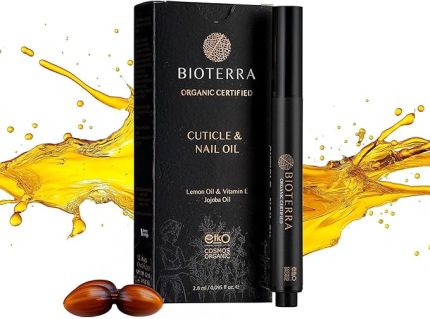 Doğal Tırnak ve Tırnak Eti Bakım Yağı – Argan, Jojoba, Avokado ve E Vitamini İçeren Güçlendirici Formül, Kırılma Karşıtı, Besleyici ve Onarıcı Bakım
