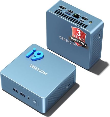Mini IT13 - Intel 13.nesil İ9 13900HK, 32GB DDR4, 1TB M.2 SSD, Wi-Fi 6E, 1x Ethernet, 2x HDMI, Win11 PRO Mini PC