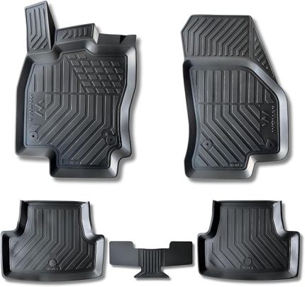 Tiguan ile Uyumlu Paspas 2016 2023 Arası Uyumlu 3d Havuzlu Paspas