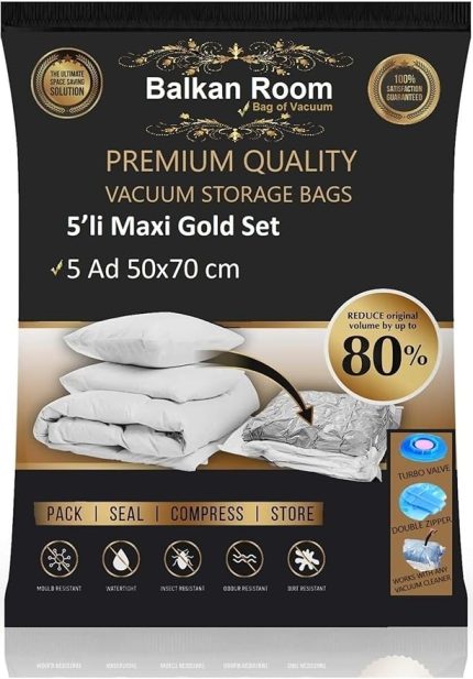 Hurcu 5’li Maxi Gold Set Vakumlu Hurç Vakumlu Poşet (10)