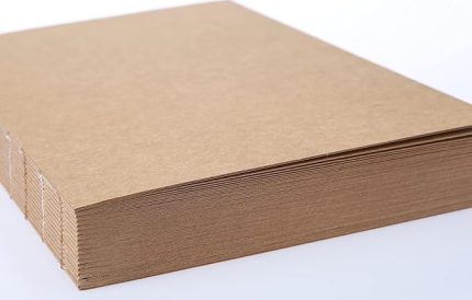 Tanıtım Özel Tasarım Kraft Kapaklı A5 Çizgisiz Not Defter - 180 Derece Açılabilir, Sırtı Dikişli,%100 El İşçiliği, Ofis İçin İdeal, Planlayıcı (Kraft Sayfa)