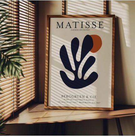 Tanıtım Matisse Çerçevesiz Poster, Modern Dekoratif Çerçevesiz Poster, Tablo, Matisse-11, 50 x 70