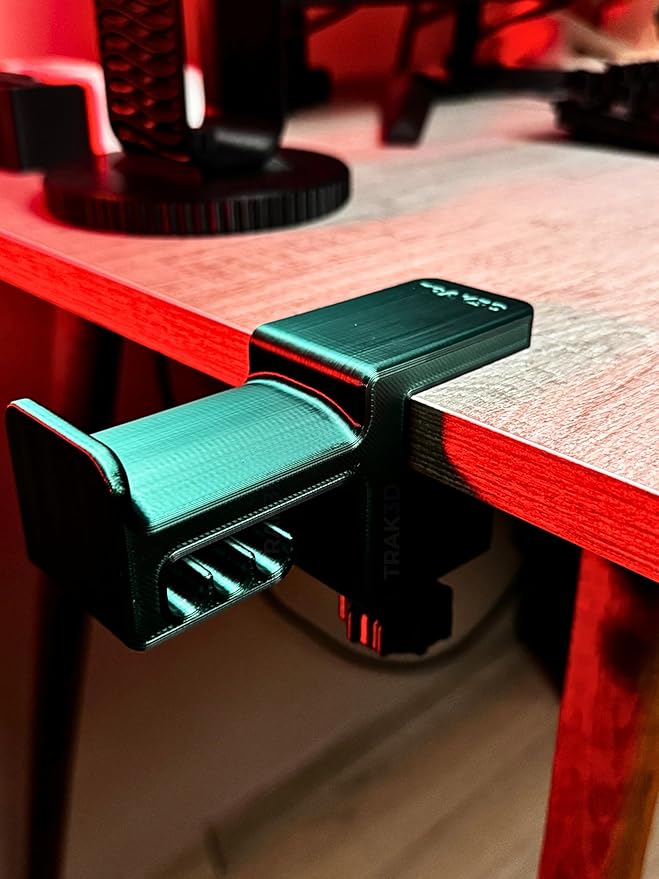 Asılabilir Kulaklık Standı | 3D Premium Tasarım | Gamer Masa Kenarı Aksesuarı | Greenstorm Limited Edition - Görsel 2