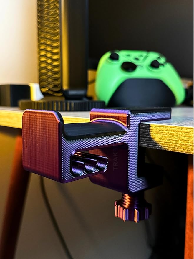 Asılabilir Kulaklık Standı | 3D Premium Tasarım | Gamer Masa Kenarı Aksesuarı | Galactic Shade Limited Edition (Montaj videosunu izlemeden kullanmayın) - Görsel 2
