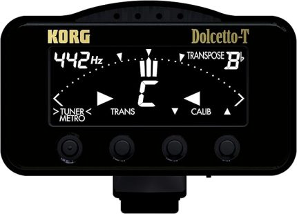Dolcetto AW-3T Tuner & Metronom – Trompet, Trombon ve Tüm Bakır Nefesli Enstrümanlar için Akort Aleti