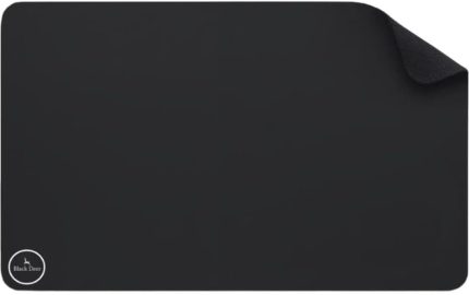 Deer Siyah Professional Oyuncu Gaming Mouse Pad,Ofis Masa Pad, Kaydırmaz Taban Mouse Pad, Su Geçirmez Mouse Pad (35x28 M)