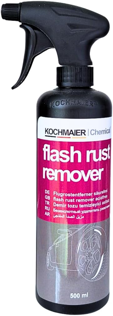 Tozu Temizleyici – pH Nötr ve ASİTSİZ – Jant ve Kaporta Güvenli Metal Tozu Temizleme, Mor Renk Değiştiren Formül (500 ml)