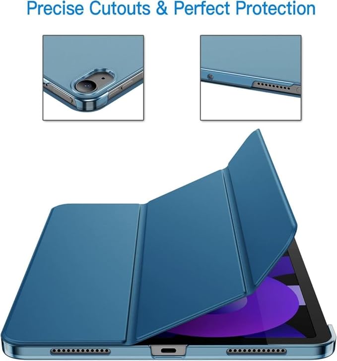 iPad Air 11inç M4/M3/M2 Air 4/5.Nesil 10.9 ile uyumlu Kılıf PU Deri Smart Standlı Case 2026-2024 Flip - Görsel 2