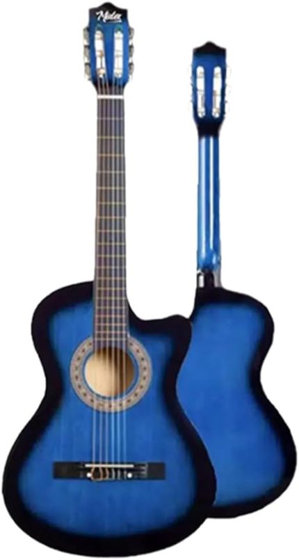CG-395BL Mavi Klasik Gitar 4/4 Kesik Kasa Full Set