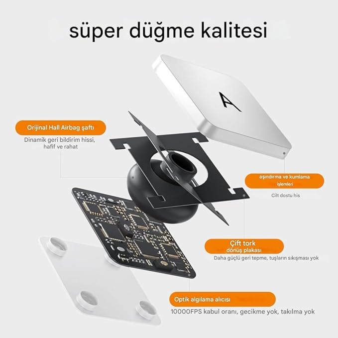 iPad Pro 13inç M4 Klavyeli ile uyumlu Kılıf Magic Keyboard Touchpad Aydınlatmalı Klavye A2925 A2926 A3007 - Görsel 2