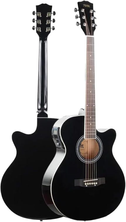 XC-300XBK-AMP Profesyonel AMFİLİ Siyah Elektro Akustik Gitar