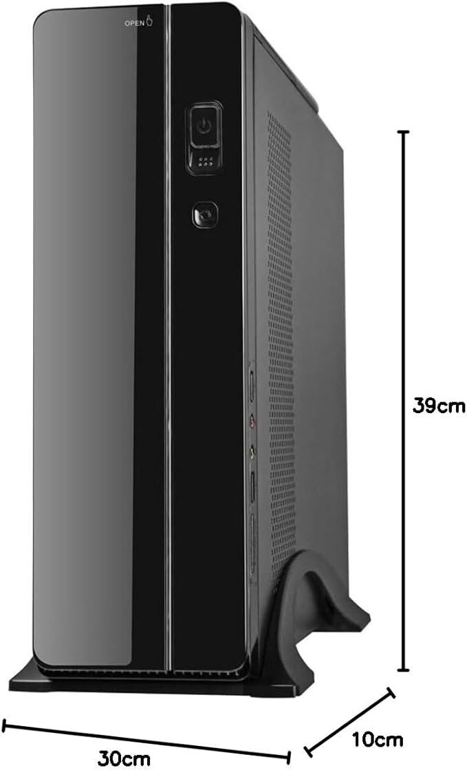 Fc-S6020B Slim Tower Kasa, 2 X Usb Port, 1 X Audio Set, Siyah - Görsel 3