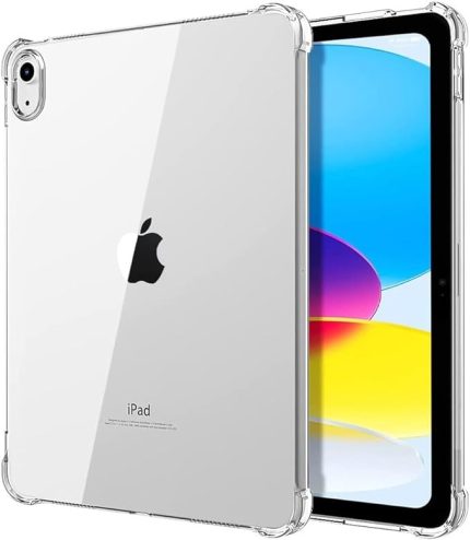 iPad 11.Nesil A16 11inç/10.Nesil 10.9inç ile uyumlu Kılıf Kalem Bölemli Standlı Darbelere Dayanıklı Şeffaf Kapak