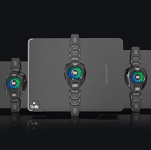 iPad ile Uyumlu Profesyonel Kablolu Tablet Soğutucu Fan Gamer Oyuncu Radyatör Şok Soğutma Fanı Yeni Nesil Altı Çekirdek Teknoloji Soğutma Fanı 3 Seviyede Ayarlanabilir DL05 - Görsel 4