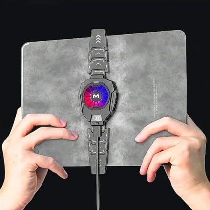 iPad ile Uyumlu Profesyonel Kablolu Tablet Soğutucu Fan Gamer Oyuncu Radyatör Şok Soğutma Fanı Yeni Nesil Altı Çekirdek Teknoloji Soğutma Fanı 3 Seviyede Ayarlanabilir DL05