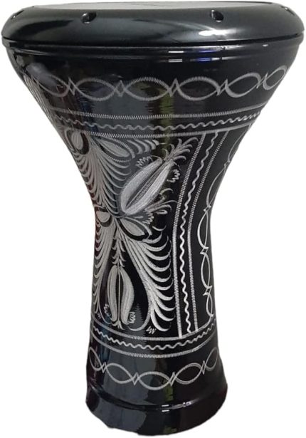 Mısır Darbuka Percussion Oryantel Koyuculu Kılıf ve Alyan Ayarlama Anahtarlı Darbuka (Erzincan İşlemeli)