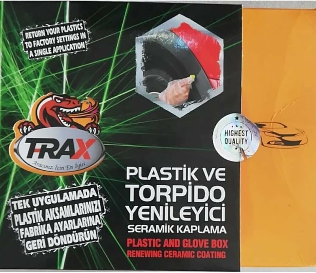Araç İç Dış Tüm Plastik Aksam Yenileyici Seramik Kaplama Torpido ve Tampon Yenileyici İç-Dış Pasta Cila (50 ML) - Görsel 5