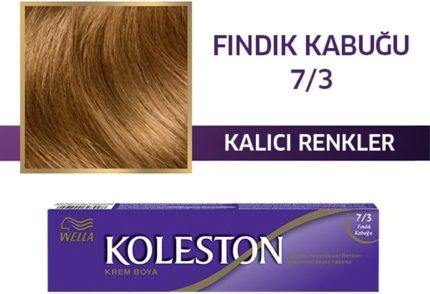 Single Tüp Saç Boyası 7/3 Fındık Kabuğu