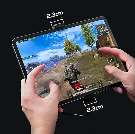 iPad ile Uyumlu Profesyonel Kablolu Tablet Soğutucu Fan Gamer Oyuncu Radyatör Şok Soğutma Fanı Yeni Nesil Altı Çekirdek Teknoloji Soğutma Fanı 3 Seviyede Ayarlanabilir DL05 - Görsel 3